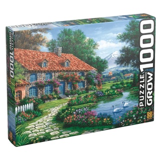 Puzzle 1000 peças Recanto dos Cisnes em Oferta na Shopee