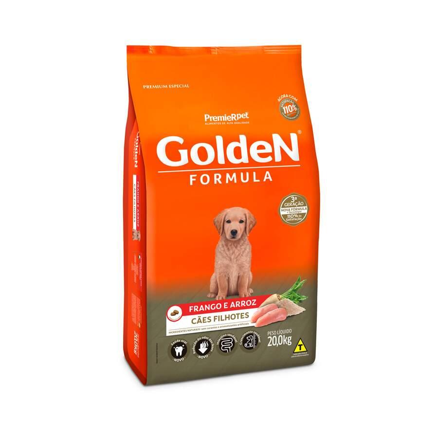 Ração Golden Filhote Sabor Frango E Arroz Cães 15Kg - Pets