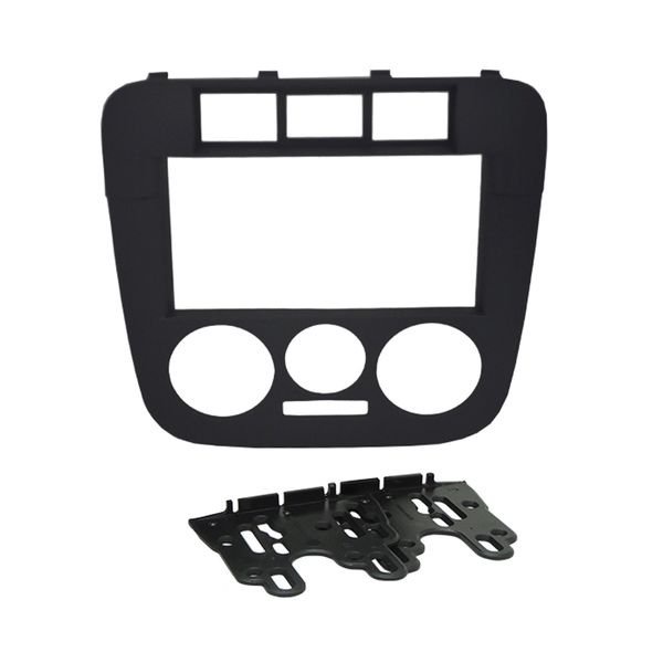 Moldura 2 Din Volks Gol, Parati, Saveiro, G4 - Preta em Oferta na Shopee