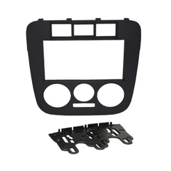 Moldura 2 Din Volks Gol, Parati, Saveiro, G4 - Preta
