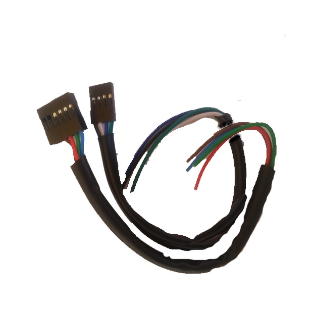kit Chicote Universal Plug Conector 6 Vias  + 4 Vias Para Botões vidro Elétrico