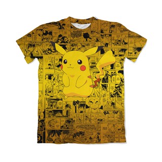 Camiseta Pikachu Anime Pokémon