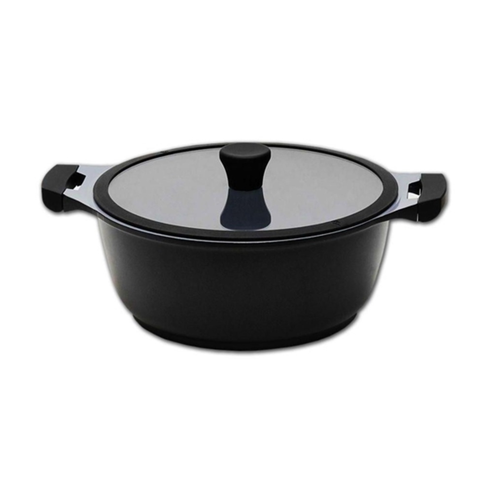Caçarola Com Revestimento Cerâmico Ecolumi 28cm Preta em Oferta na Shopee
