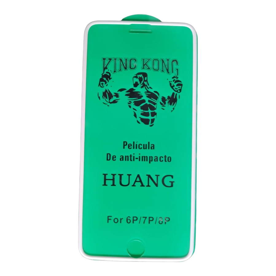 Película vidro com borda protetora para IPhone 6 PLUS para IPhone 7 Plus IPhone 8 Plus