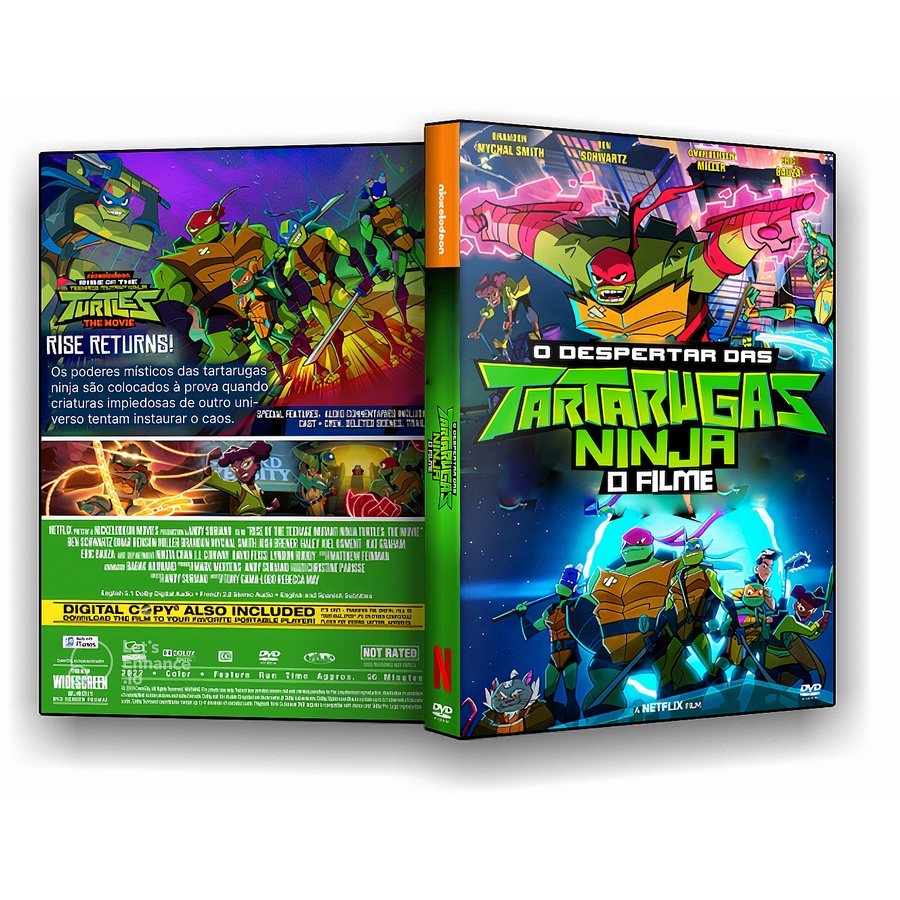 Dvd O Despertar Das Tartarugas Ninja: O Filme (2022)