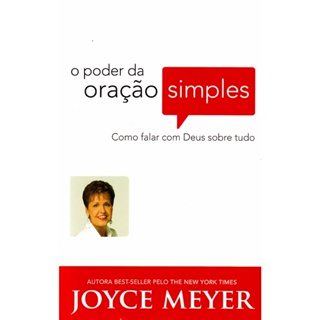 Livro O Poder da Oração Simples | Joyce Meyer em Oferta na Shopee