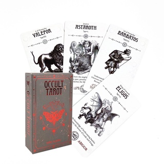 Conjunto De Cartas Do Divação Occult Tarot 78/Set Deck Oracle/Nightmare Before Cristo/Crisist/Tell The Future/Brinquedo Jogo De Tabuleiro