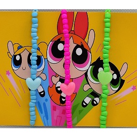 PULSEIRA MIÇANGA - AMIZADE -  PERSONAGEM - MENINAS SUPER PODEROSAS
