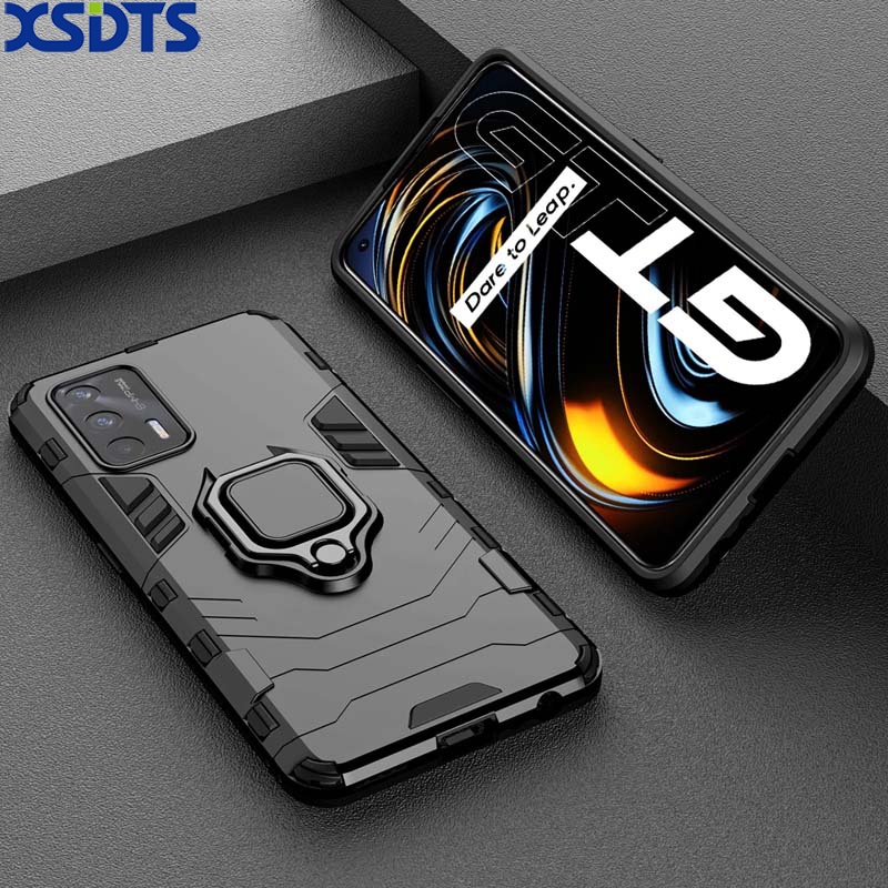 Capa Armadura Com Suporte Para Realme GT Neo 2/Neo2/5G/Master Explorer Q2/Q3 Pro/Carnaval Edition/Q3i/OPPO F17/F19 Plus