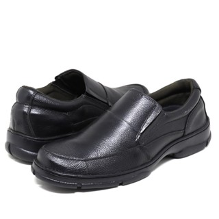 Sapato de Segurança Social Comfort em Couro Legítimo em Oferta na Shopee