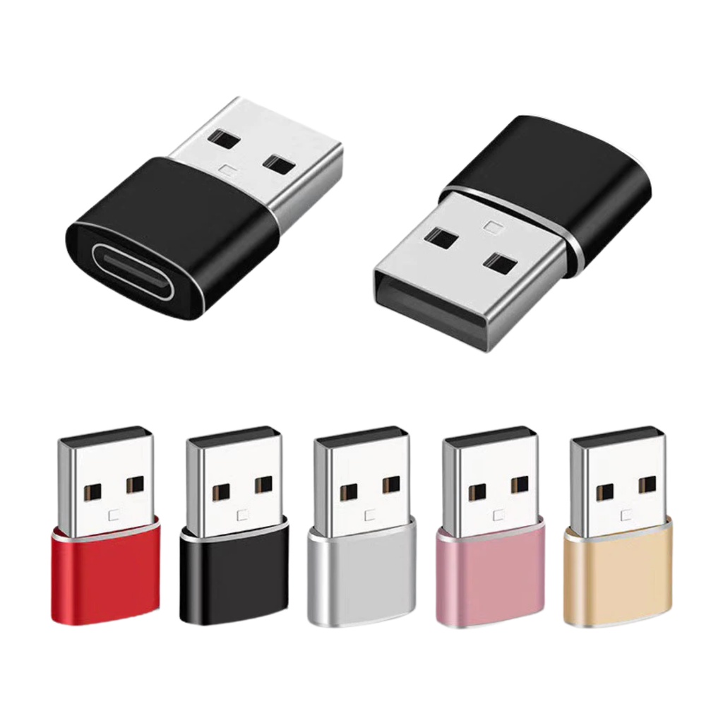 Adaptador Tipo C Fêmea Para USB Macho Plug 2.0