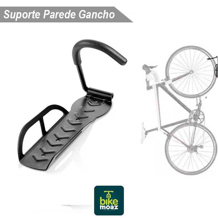 Gancho Pendurar Bicicleta Parede Suporte De Bike Com Apoio