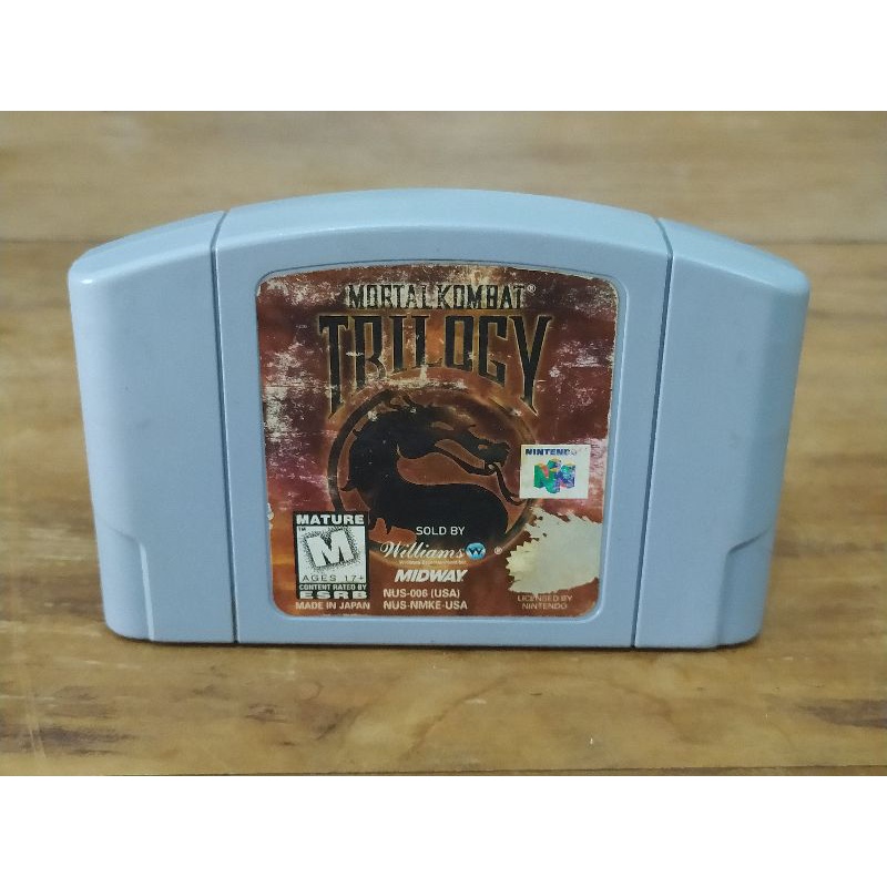 Mortal Kombat Trilogy original usado N64 Nintendo 64