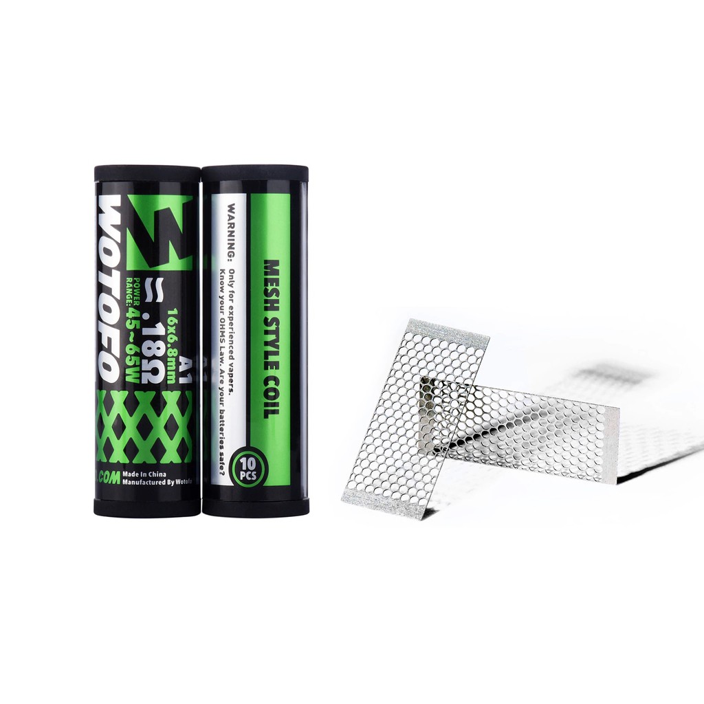 10x Resistência Wotofo Mesh Style Wire - Profile RDA - Profile Unity RTA - Profile M RTA - Kylin M RTA