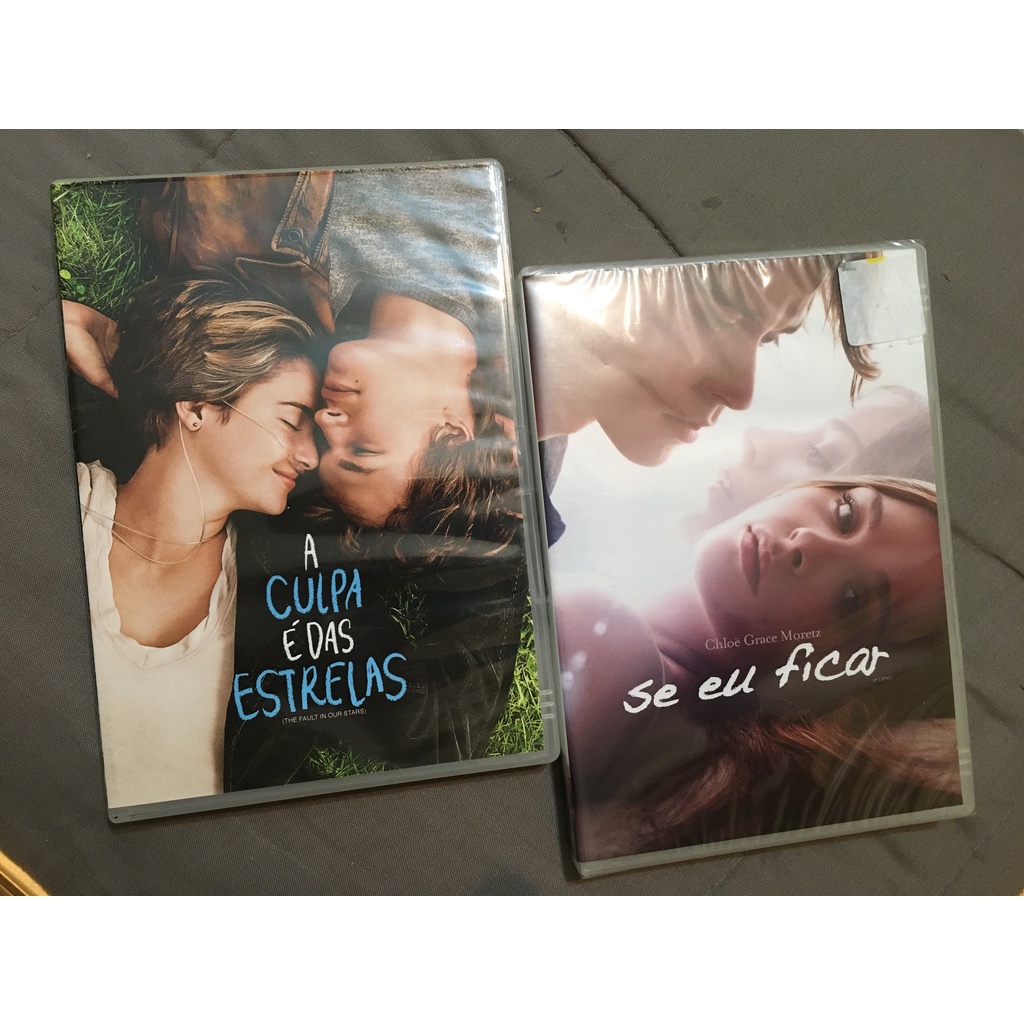 filmes DVD Se eu Ficar e A Culpa é das Estrelas filme romantico