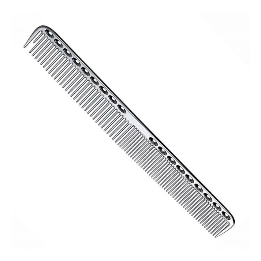 Pente De Metal Aço Inox Para Corte De Cabelo Para Barbeiro Profissional 21,5 Cm
