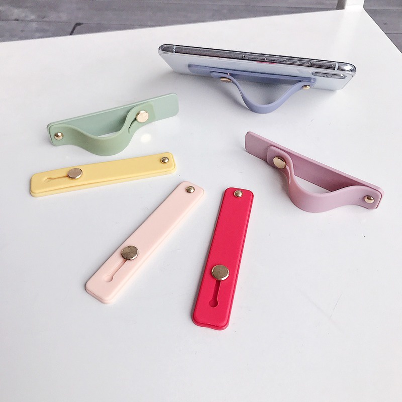 Suporte Silicone Adesivo Para Celular Universal iPhone Samsung Xiaomi Stand Anel de Dedo Multifuncional da Telefone