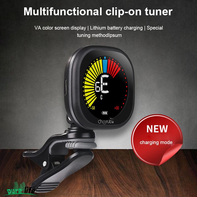 Cherub WST-650GB Chromatischer Clip-On-Gitarren- und Bass-Tuner – VDS instrumenten
