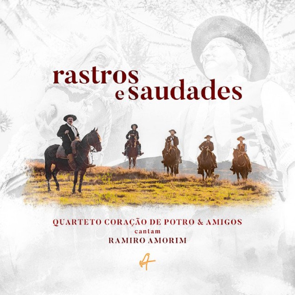 CD Quarteto Coração de Potro e Amigos Rastros e Saudades