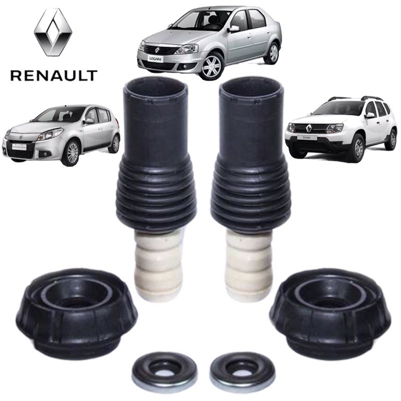 Kit Batente Coxim Dianteiro Logan Sandero Duster
