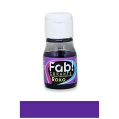 CORANTE ROXO LÍQUIDO FAB 10ML PARA DECORAÇÃO (CHOCO)