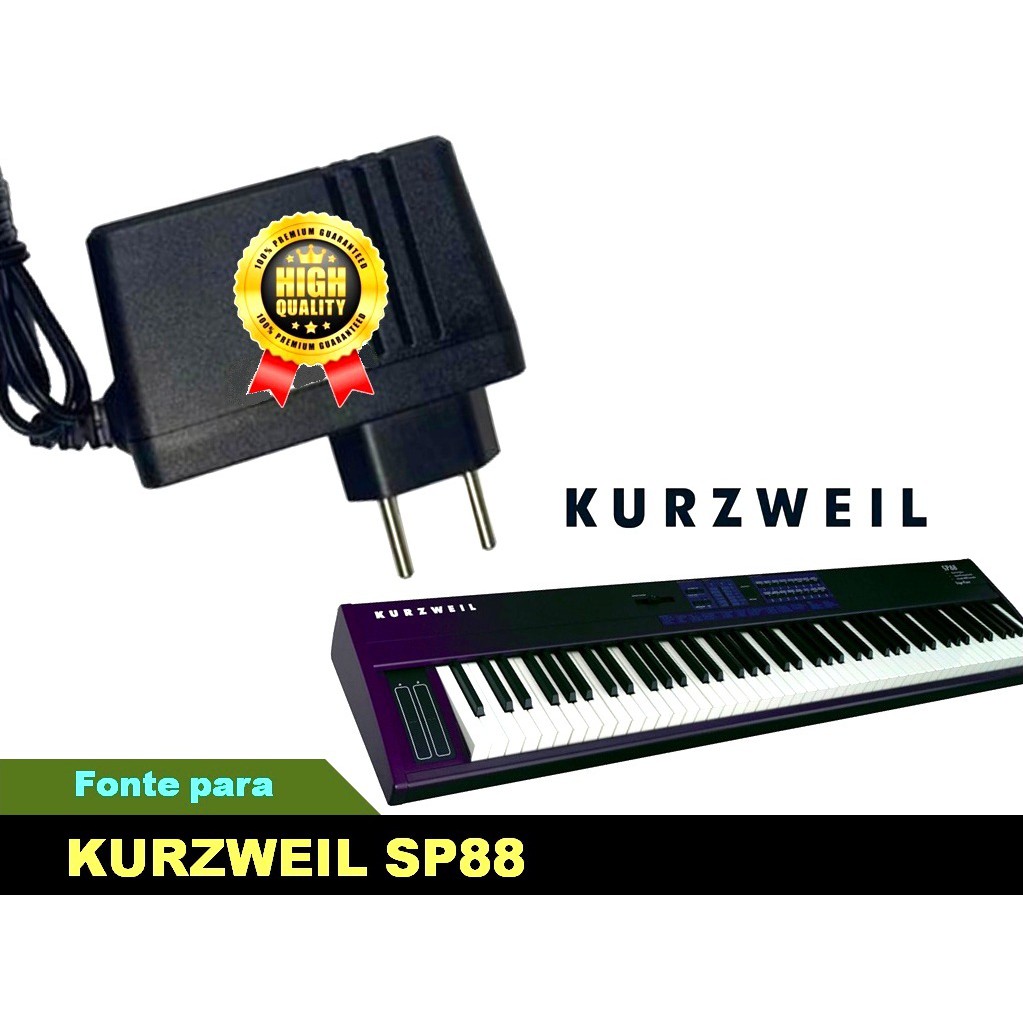 Fonte para piano teclado Kurzweil SP88 110 e 220v! Envio imediato