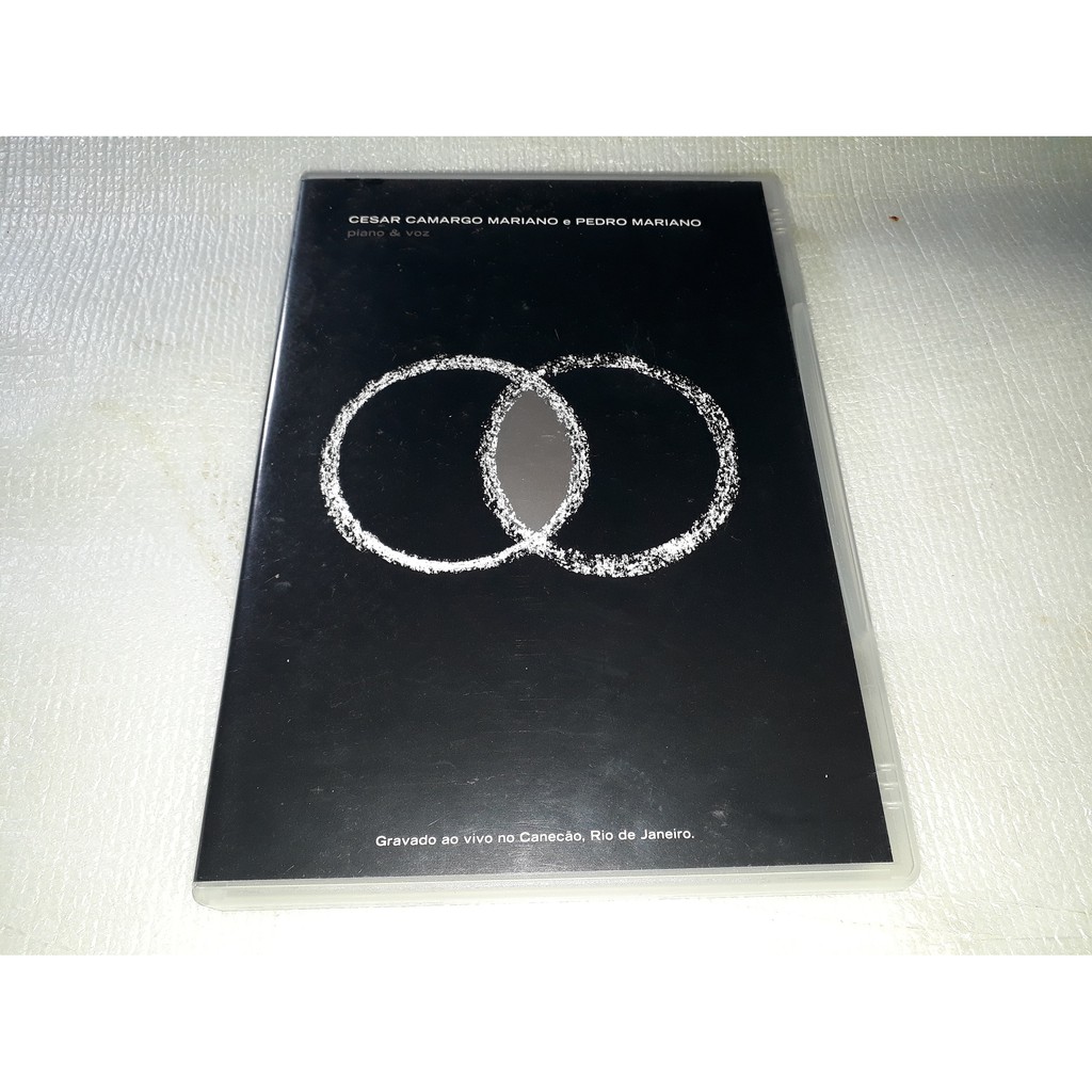 DVD CESAR CAMARGO MARIANO E PEDRO MARIANO PIANO & VOZ  GRAVADO NO CANECÃO RJ COM ENCARTE ÓTIMO ESTADO