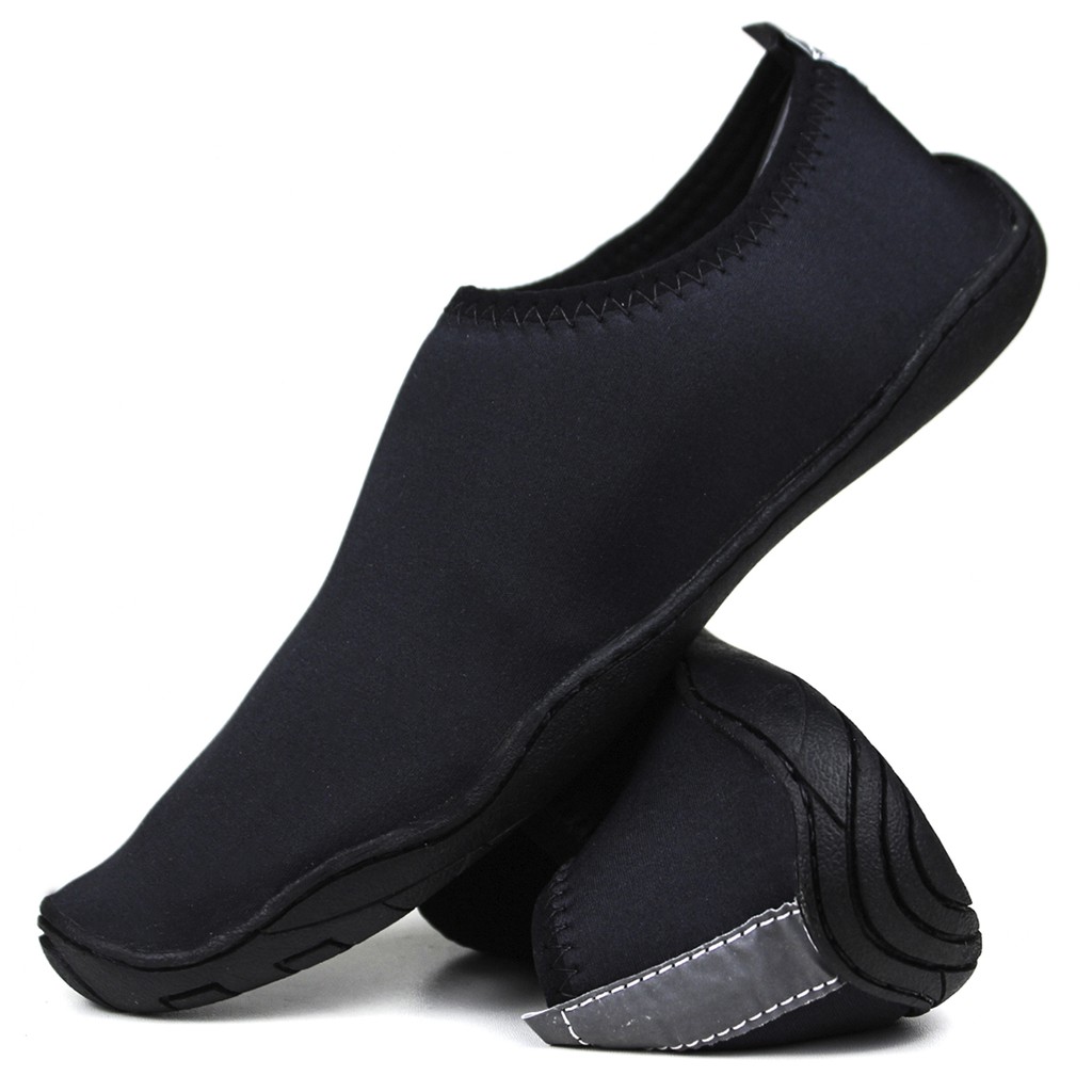 Sapatilha Aquática Neoprene Esportiva Pesca Cachoeira Lisa Para Água Hibrido Caça Rapel Praia Trilha