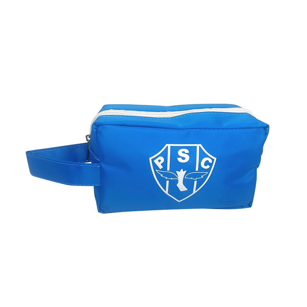 Necessaire Bolsa de Mão Impermeável com Alça de Mão para guardar objetos Azul do Paysandu Oficial