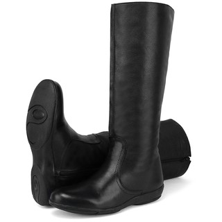 Bota Feminina Montaria Rasteira Cano Longo 100%Couro Legítimo Promoção