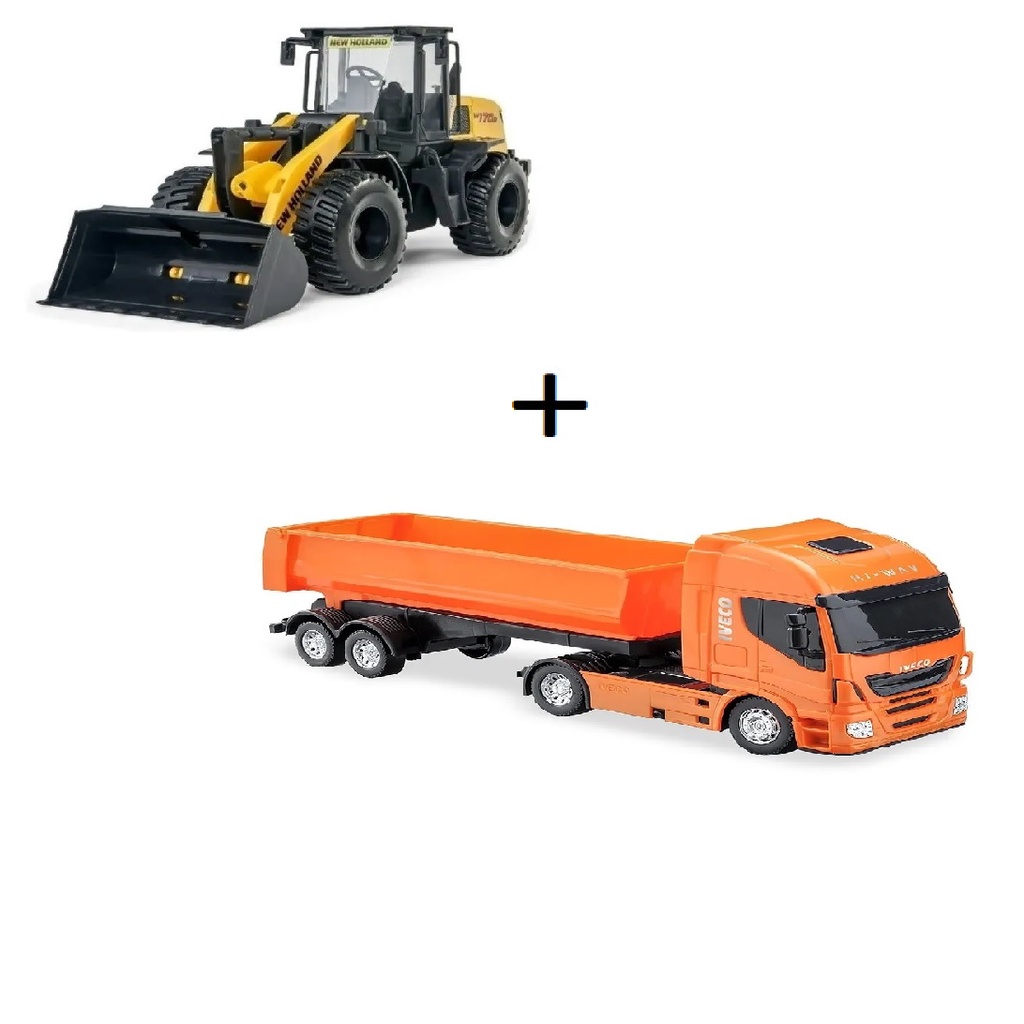 Kit Caminhão Iveco Basculante e Pá Carregadeira New Holland