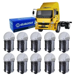 Kit Com 10 Lâmpadas 67 24 Volts 5wats Gauss