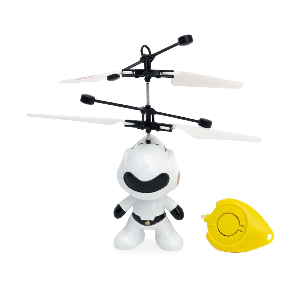Mini Robô Voador Helicóptero Controle Por Sensor Drone Brinquedo Infantil Mega Compras