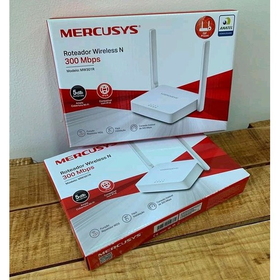 Roteador Mercusys 300Mbps - MW301R(2 ANTENAS). | Shopee Brasil