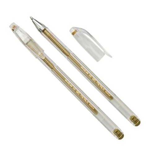 Caneta Gel Dourada 0.7mm - Molin