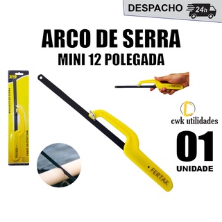Mini Arco De Serra 12 Polegadas (30cm) Cabo Plástico Com Lâmina
