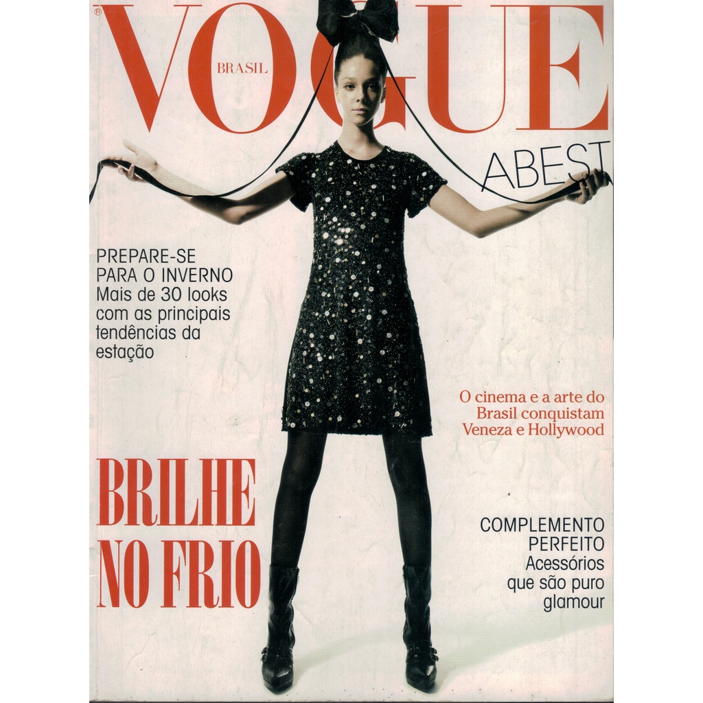 REVISTA VOGUE ABEST, DE 2007, COM NATHALIE EDENBURG NA CAPA.
