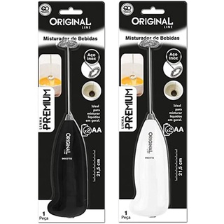 Mini Mixer Elétrico Inox Misturador Shake Bebidas Envio Imediato
