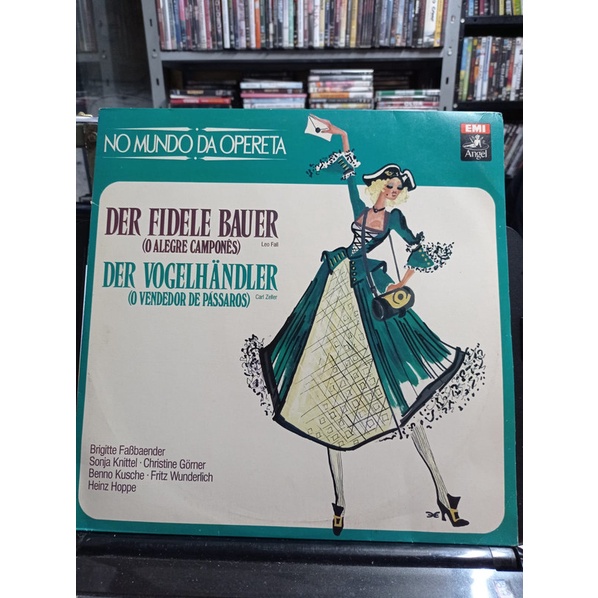 LP no mundo da opereta Der Fidele Bauer (O alegre campones) Der Vogelhander (o vendedor de passaros)