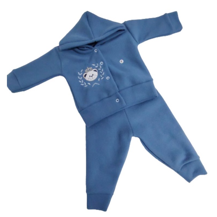 Conjunto de Bebê Soft quentinho - Com Capuz