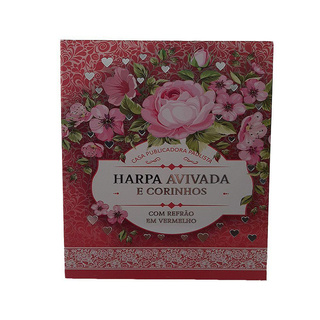 Harpa Avivada e Corinhos Pequena Letra Média Brochura - Floral Rosa em Oferta na Shopee