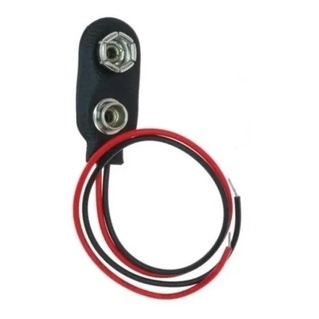 CLIP CONECTOR PLUG RABICHO PARA PILHA BATERIA 9V