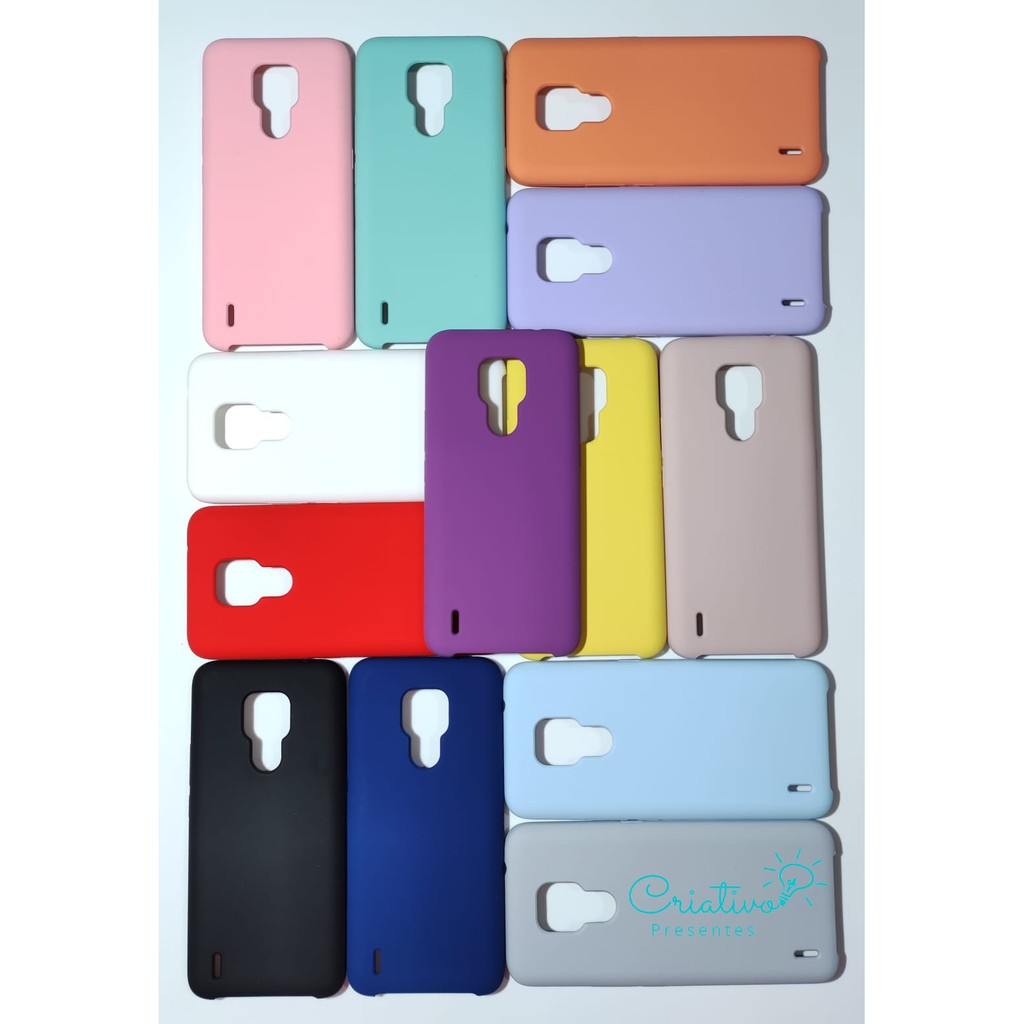 Capa Protetora Motorola E7 Silicone com Proteção de Câmera FECHADA Interior Aveludado Macia Premium