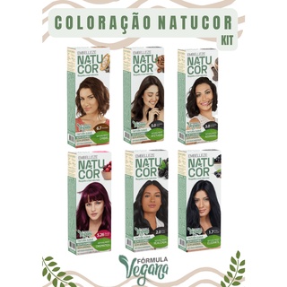 Tinta de Cabelo Natucor Vegana Kit