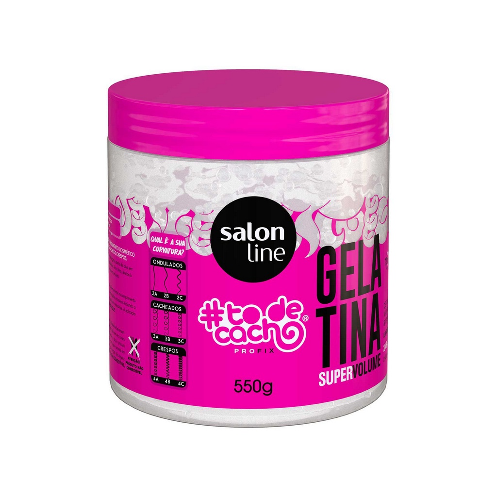 Gelatina Salon Line Verde Amarela Rosa Linha To De Cacho Shopee Brasil