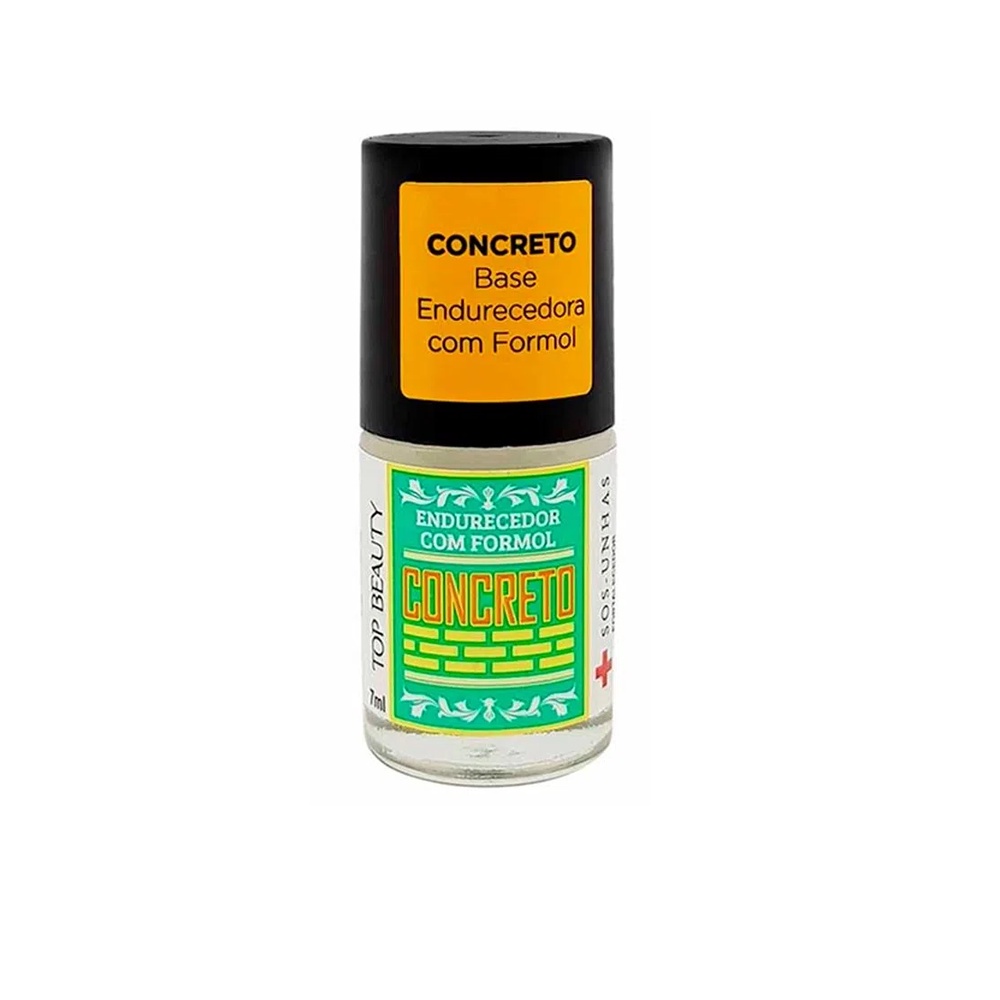 Base Concreto Esmalte De Tratamento Endurecedor Top Beauty SOS Unhas 7ML