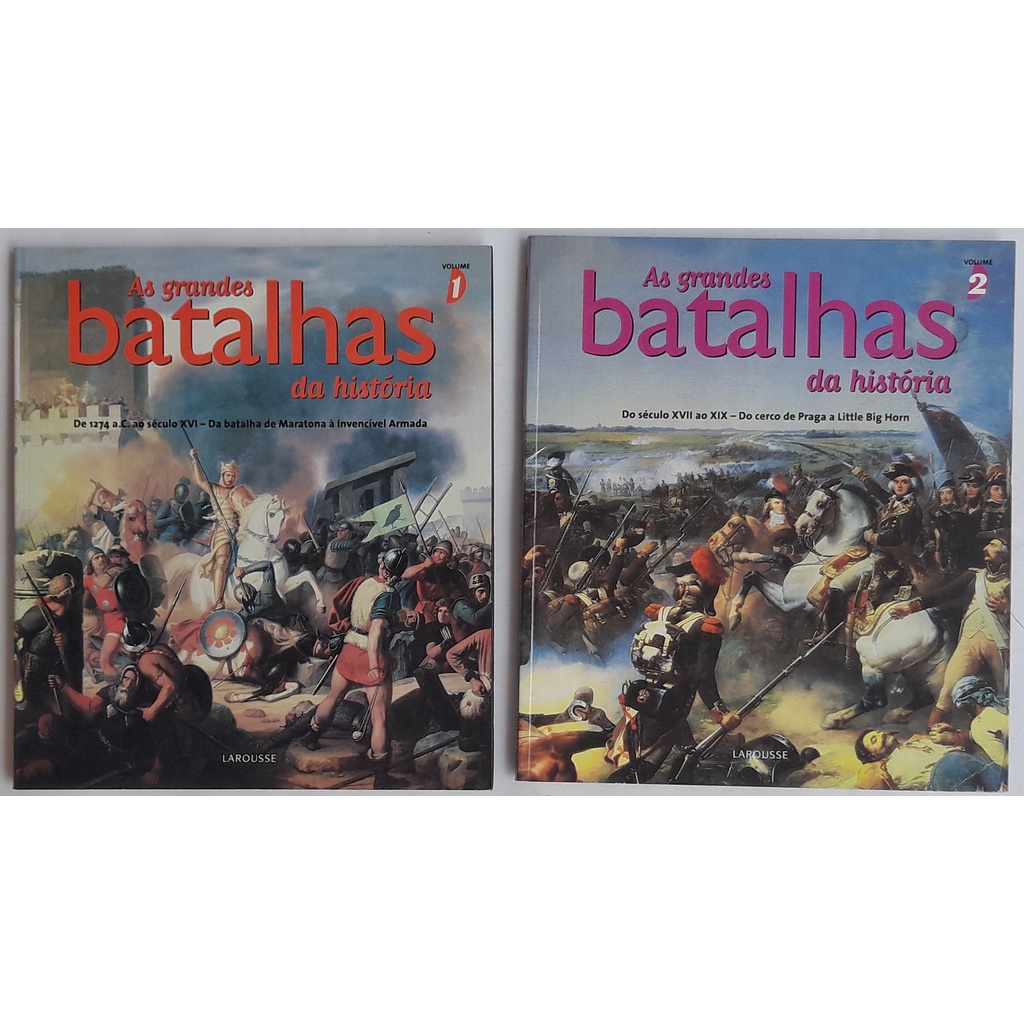 As Grandes Batalhas Da História - Larousse Coleção Livro