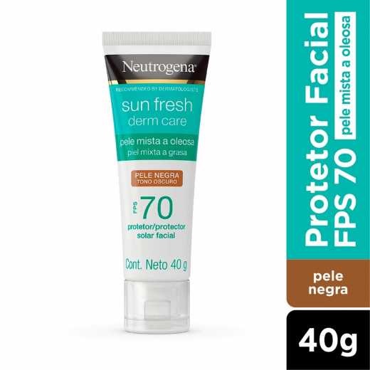 Protetor solar Neutrogenasun fresh derm care FPS 70 pele negra 40g