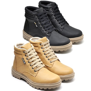 Kit 2 Pares Bota Coturno masculino Promoção Diversas cores Tamanho 33 ao 44