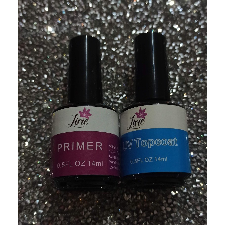 Primer + Top Coat em kit ou individual; Unha Gel Alongamento Fibra Acrigel